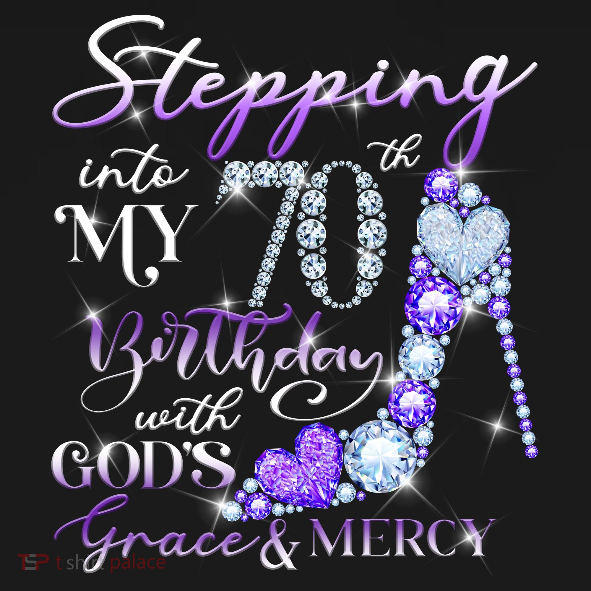 Stepping into my 70th birthday with God's grace & Mercy Hoodie