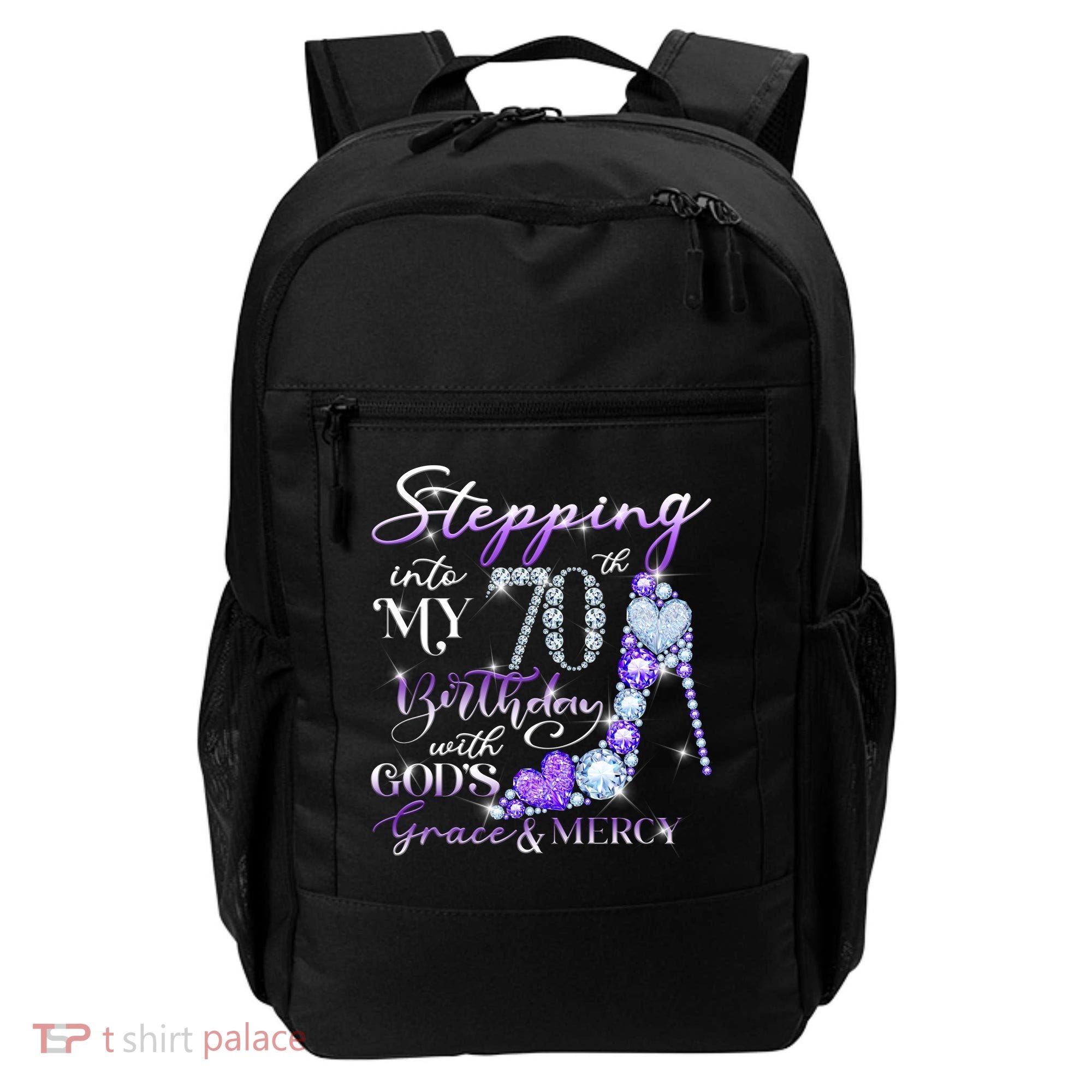Stepping into my 70th birthday with God's grace & Mercy Backpack