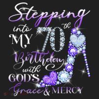 Stepping into my 70th birthday with God's grace & Mercy Beanie thumb 2