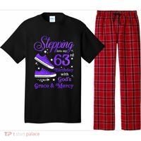 Stepping Into My 63rd Birthday With God's Grace & Mercy Bday Pajama Set thumb 0