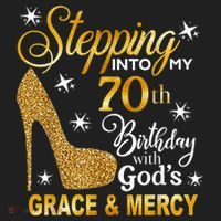 Stepping into my 70th birthday with God's grace & Mercy Beanie thumb 2