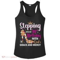 Stepping Into My 95th Birthday With Gods Grace And Mercy Ladies PosiCharge Competitor Racerback Tank thumb 0