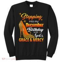 Stepping Into My December Birthday With God's Grace And Mercy Sweatshirt thumb 0