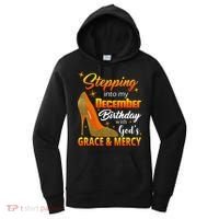 Stepping Into My December Birthday With God's Grace And Mercy Women's Hoodie thumb 0