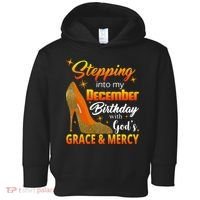 Stepping Into My December Birthday With God's Grace And Mercy Toddler Hoodie thumb 0