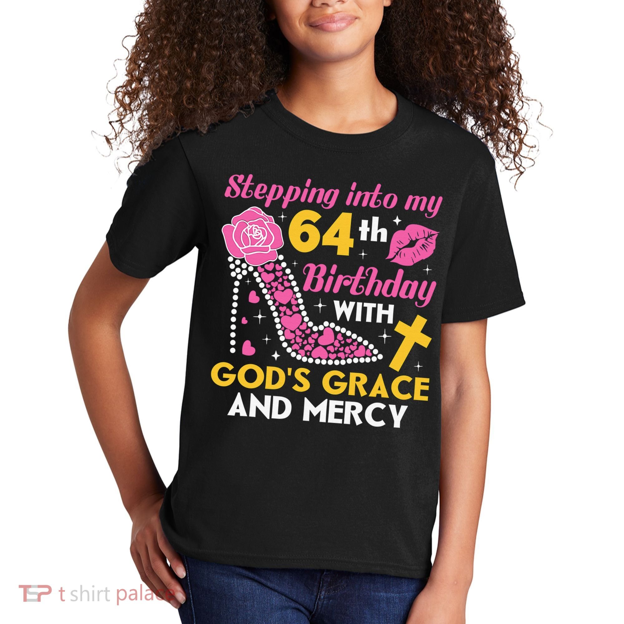 Stepping into my 64th birthday with gods grace and mercy  Kids T-Shirt