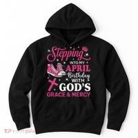 Stepping Into My April Birthday Women Girl Sneakers Hoodie thumb 0