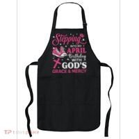 Stepping Into My April Birthday Women Girl Sneakers Apron thumb 0