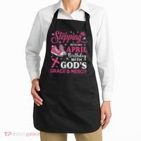 Stepping Into My April Birthday Women Girl Sneakers Apron thumb 2