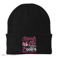 Stepping Into My April Birthday Women Girl Sneakers Beanie thumb 0