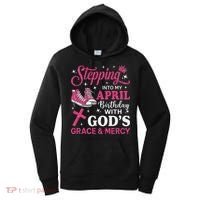 Stepping Into My April Birthday Women Girl Sneakers Women's Hoodie thumb 0
