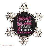 Stepping Into My April Birthday Women Girl Sneakers Ornament thumb 0