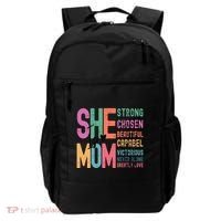 She Is Mom Strong Chosen Beautiful Backpack thumb 0
