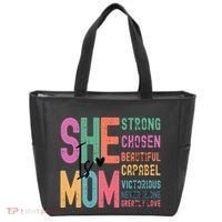 She Is Mom Strong Chosen Beautiful Tote Bag thumb 0