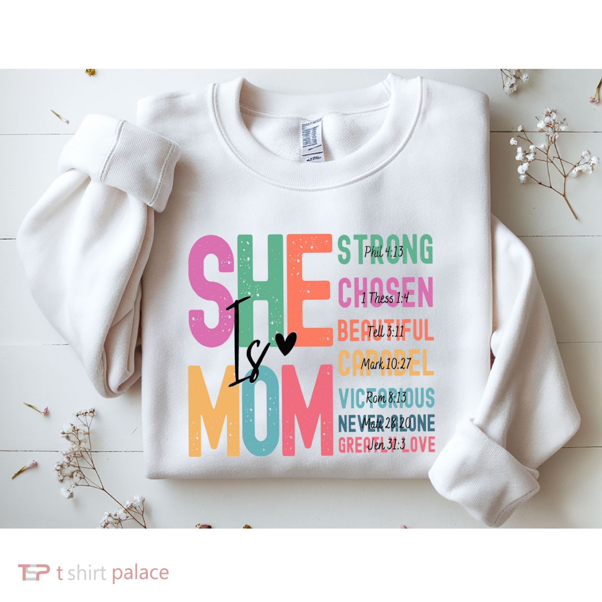 She Is Mom Strong Chosen Beautiful Sweatshirt