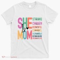 She Is Mom Strong Chosen Beautiful T-Shirt thumb 0