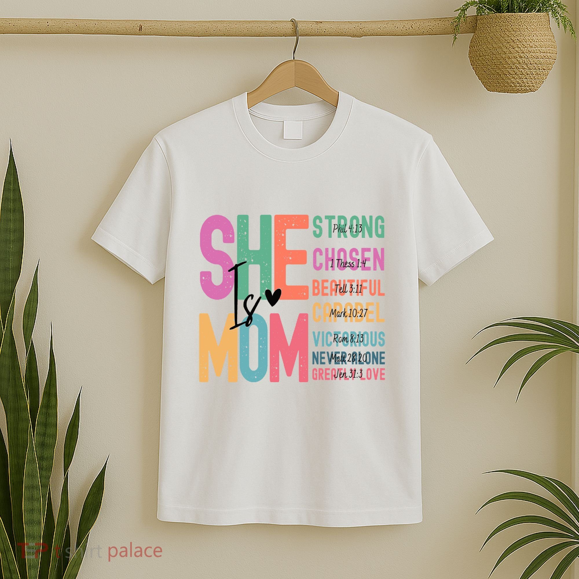 She Is Mom Strong Chosen Beautiful T-Shirt