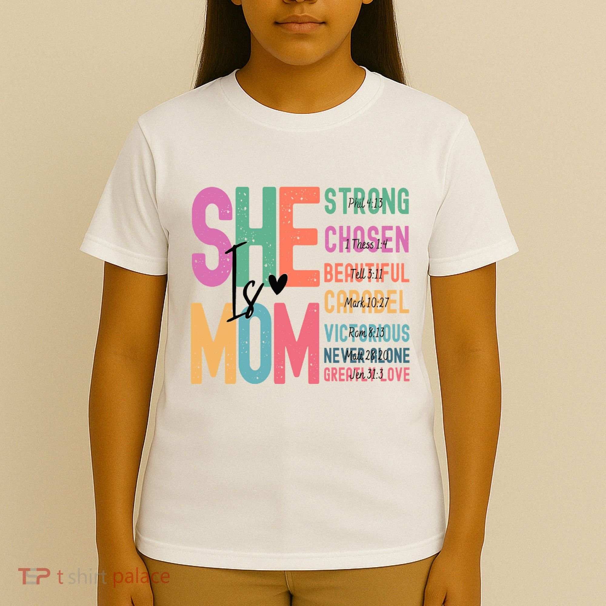She Is Mom Strong Chosen Beautiful T-Shirt