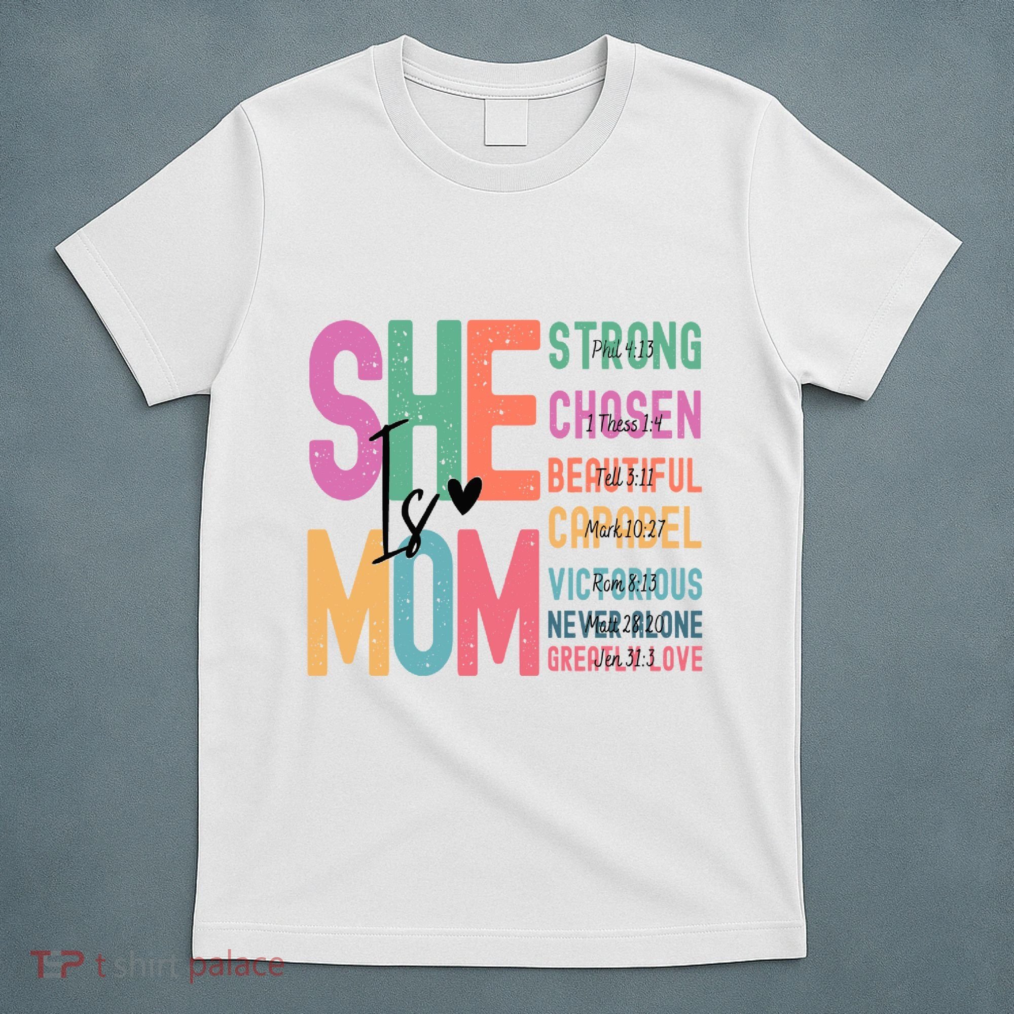 She Is Mom Strong Chosen Beautiful T-Shirt