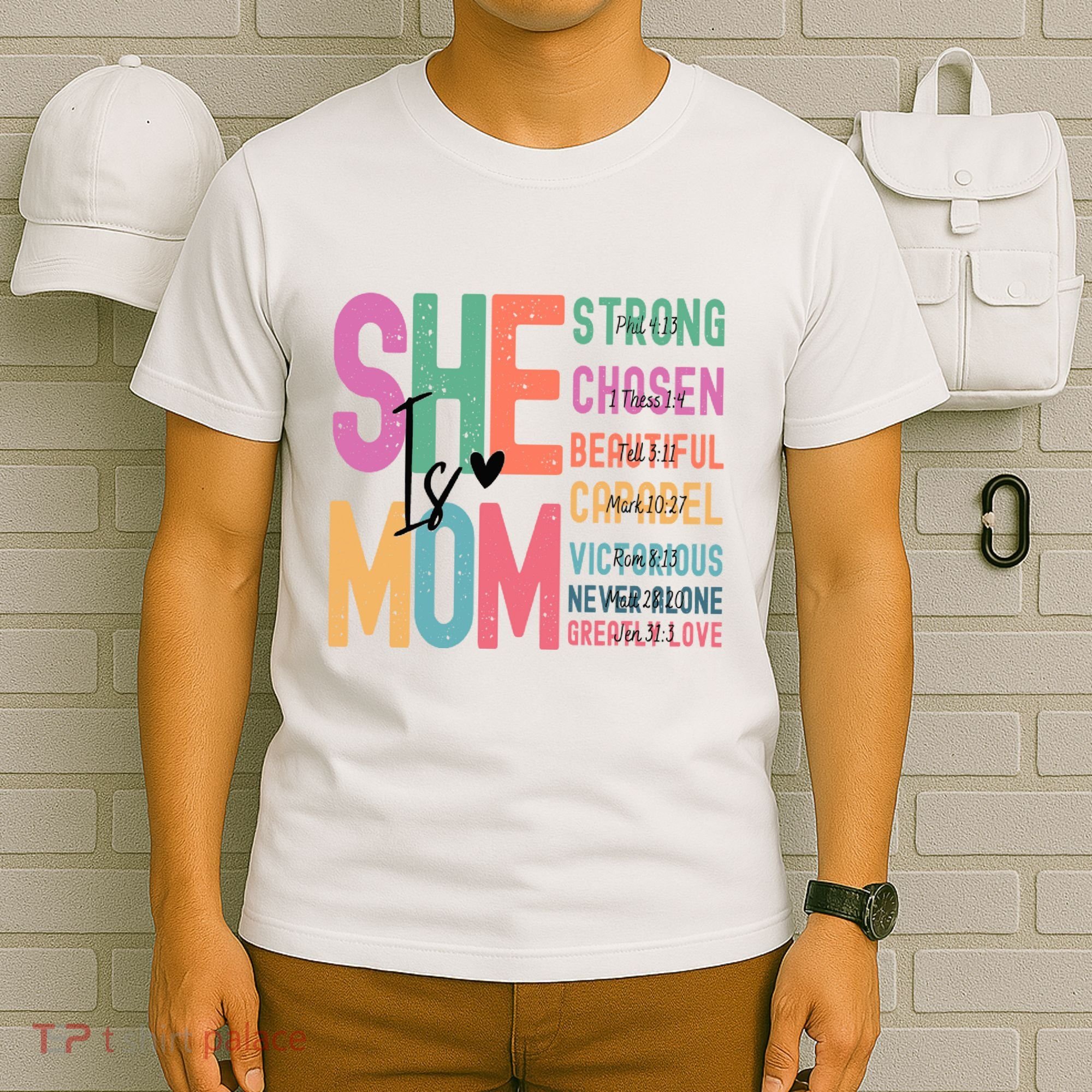 She Is Mom Strong Chosen Beautiful T-Shirt
