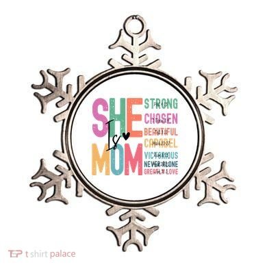 She Is Mom Strong Chosen Beautiful Ornament