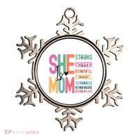 She Is Mom Strong Chosen Beautiful Ornament thumb 0