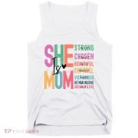 She Is Mom Strong Chosen Beautiful Tank Top thumb 0