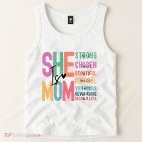 She Is Mom Strong Chosen Beautiful Tank Top thumb 2