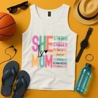 She Is Mom Strong Chosen Beautiful Tank Top thumb 4