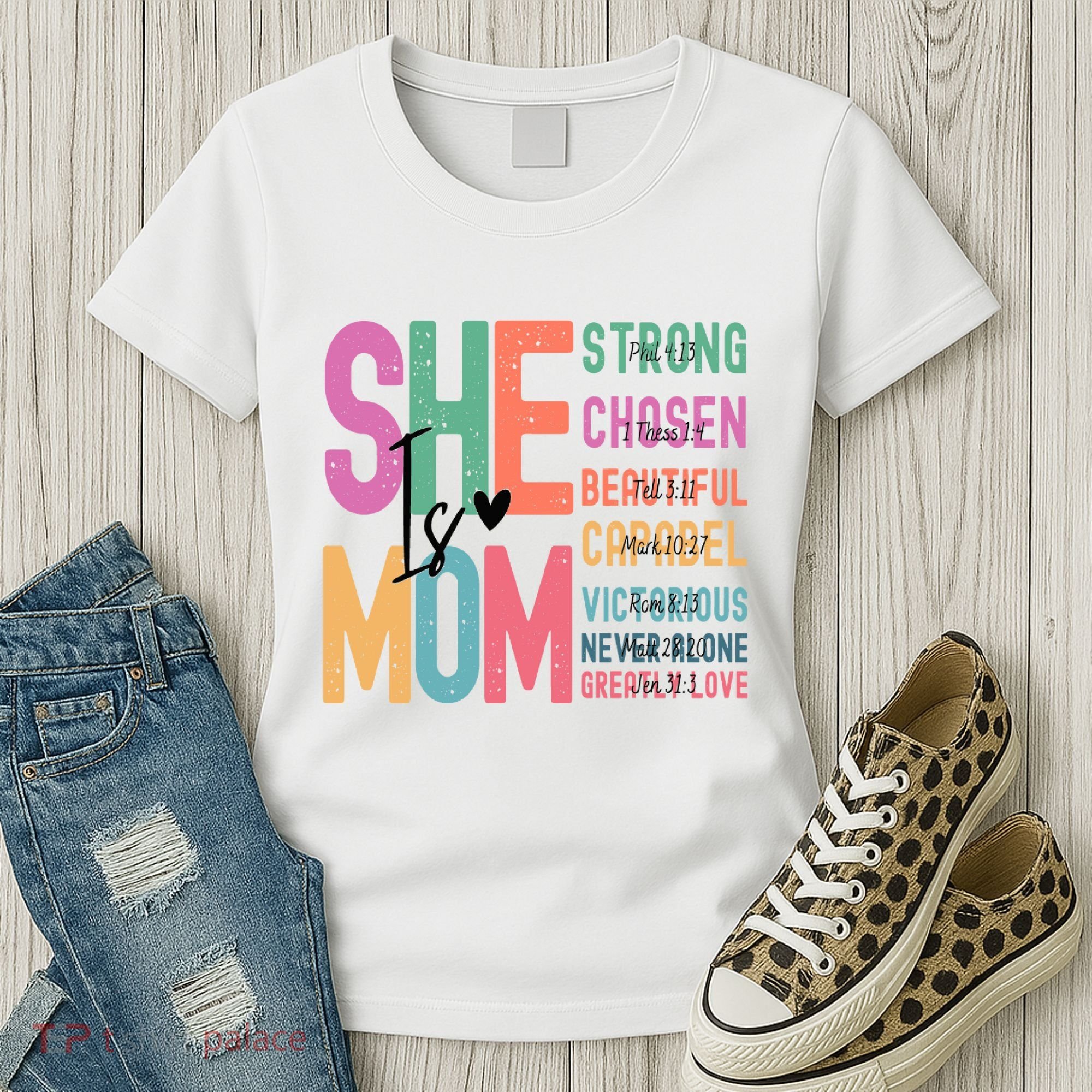 She Is Mom Strong Chosen Beautiful Women's T-Shirt