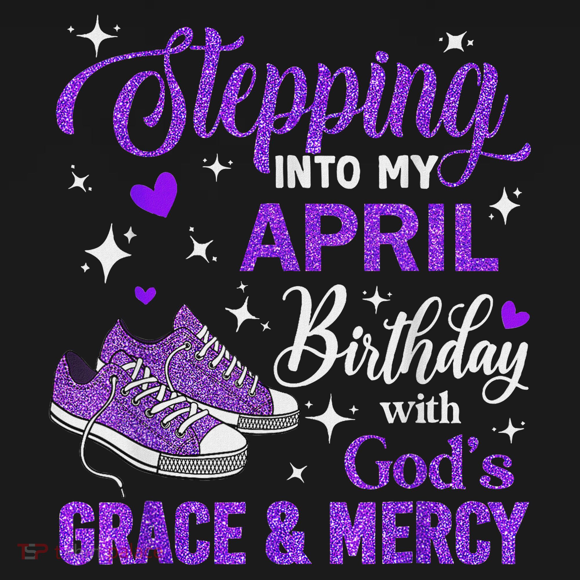 Stepping Into My April Birthday With God's Grace & Mercy Women's Hoodie