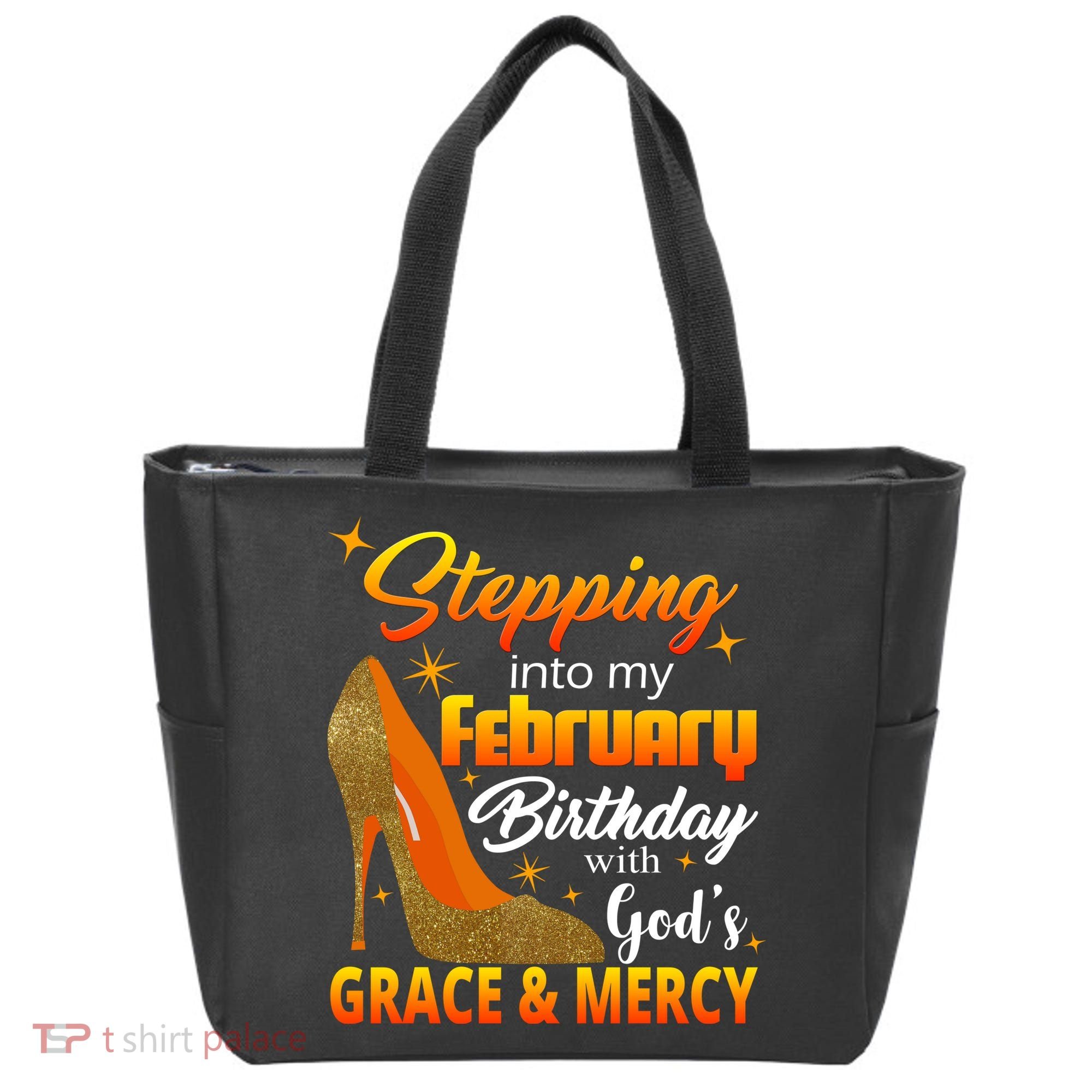 Stepping Into My February Birthday With God's Grace And Mercy Tote Bag