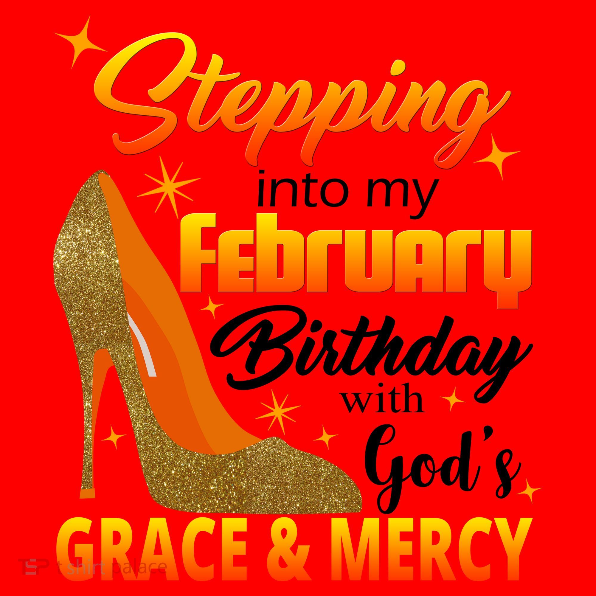 Stepping Into My February Birthday With God's Grace And Mercy Santa Hat