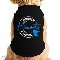 Someone In Minnesota Loves Me Minnesota Doggie Tank thumb 0