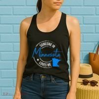 Someone In Minnesota Loves Me Minnesota Women's Tank Top thumb 2