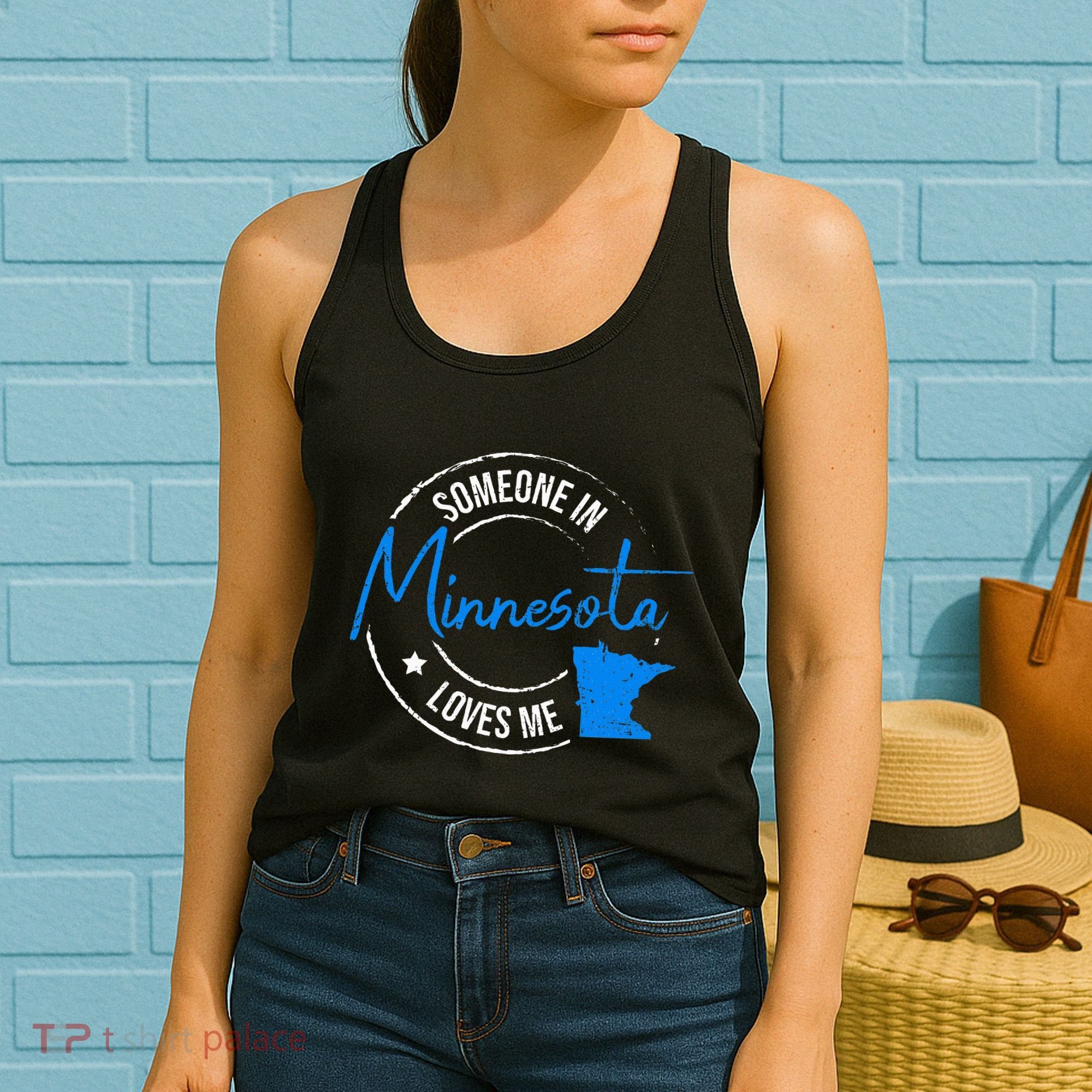Someone In Minnesota Loves Me Minnesota Women's Tank Top