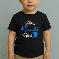 Someone In Minnesota Loves Me Minnesota Toddler T-Shirt thumb 2