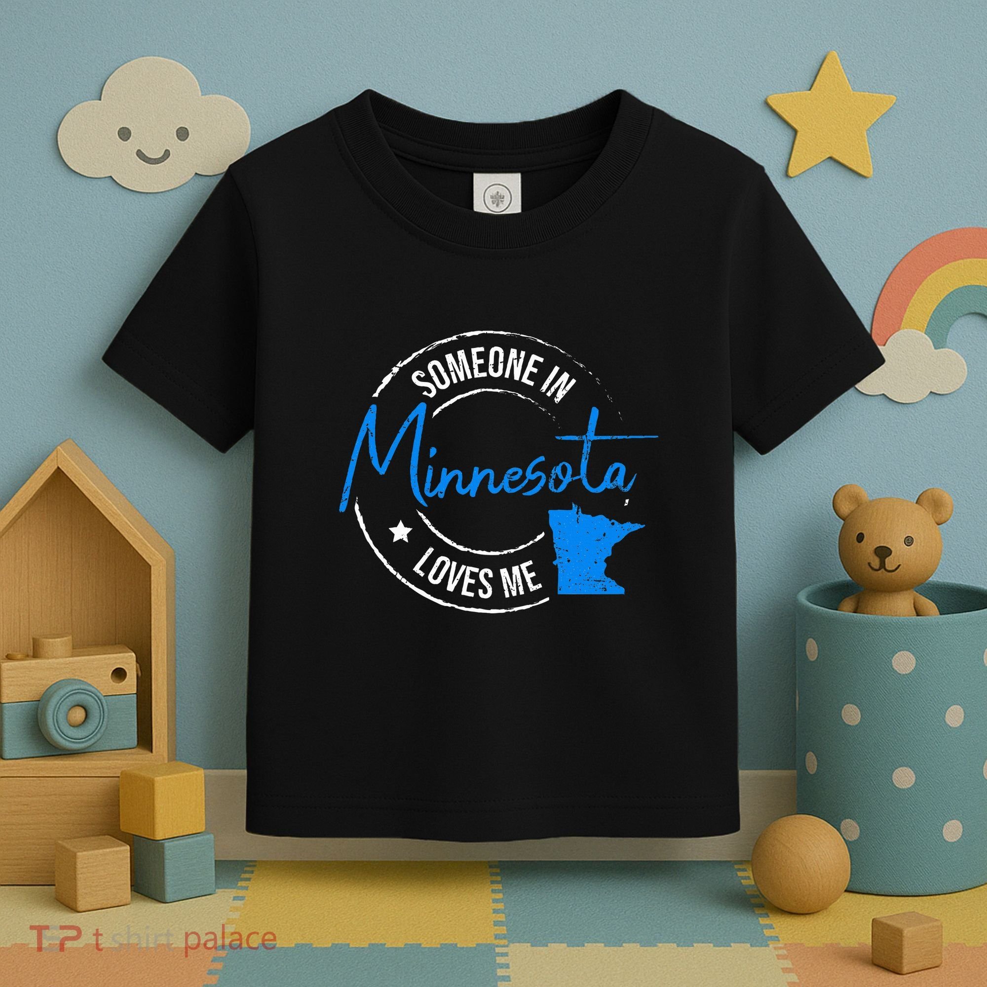 Someone In Minnesota Loves Me Minnesota Toddler T-Shirt