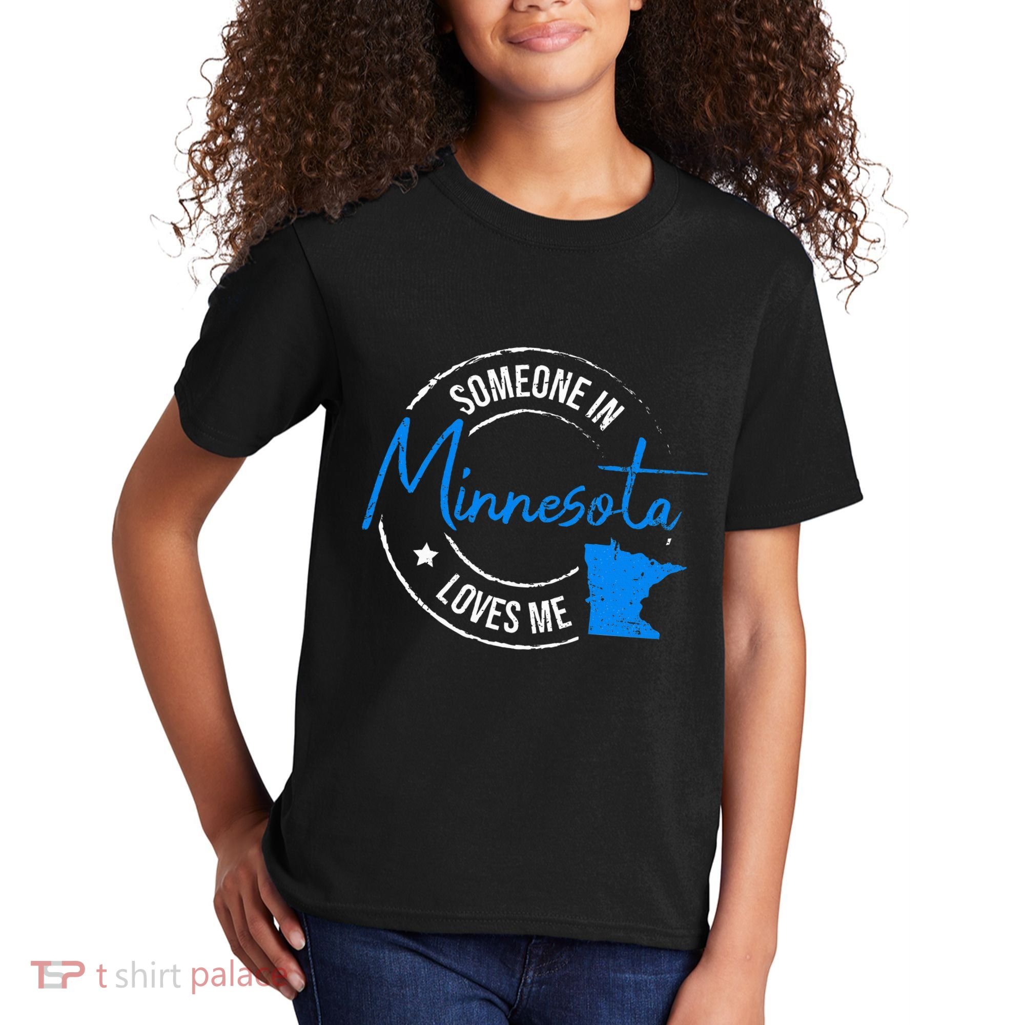 Someone In Minnesota Loves Me Minnesota Kids T-Shirt