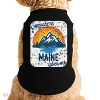 Someone In Maine Loves Me Doggie Tank thumb 0