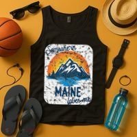 Someone In Maine Loves Me Tank Top thumb 4