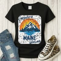 Someone In Maine Loves Me Women's T-Shirt thumb 3
