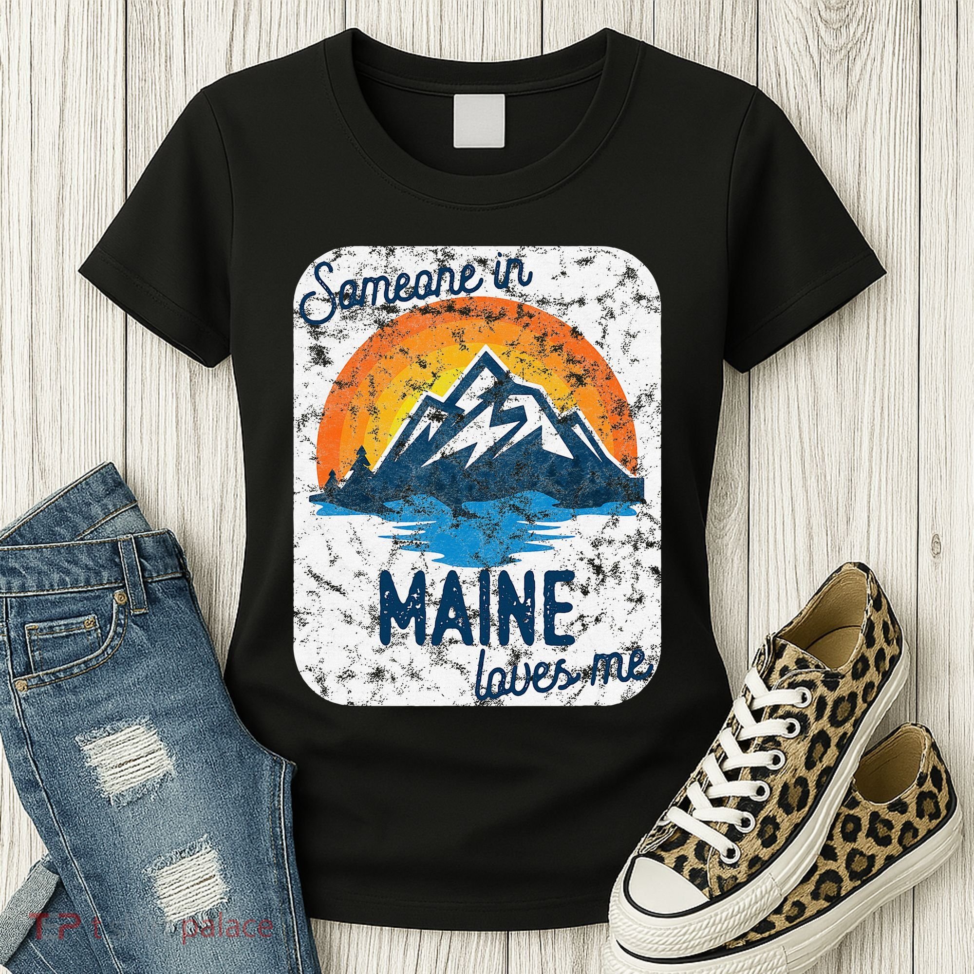 Someone In Maine Loves Me Women's T-Shirt