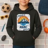 Someone In Maine Loves Me Kids Hoodie thumb 2