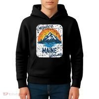 Someone In Maine Loves Me Kids Hoodie thumb 4