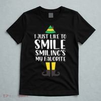 Smiling Is My Favorite Christmas Elf Buddy T-Shirt thumb 5