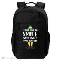Smiling Is My Favorite Christmas Elf Buddy Backpack thumb 0