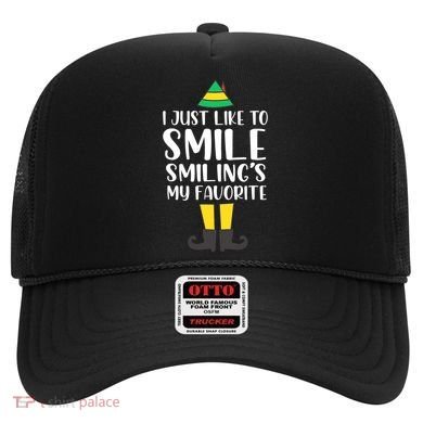 Smiling Is My Favorite Christmas Elf Buddy Hat