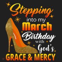Stepping Into My March Birthday With God's Grace And Mercy Women's Sweatshirt thumb 2