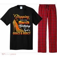 Stepping Into My March Birthday With God's Grace And Mercy Pajama Set thumb 0